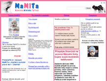 Tablet Screenshot of mamita.cz
